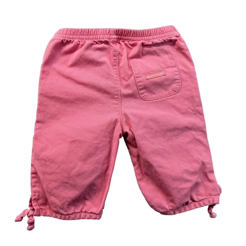 Ralph Lauren Pants Baby Girl Large 12-18 Months Pink Pockets Stretch Cute Cotton